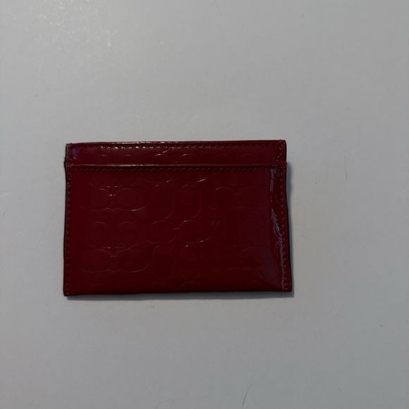 Coach Red Card Holder - Picture 4 of 4